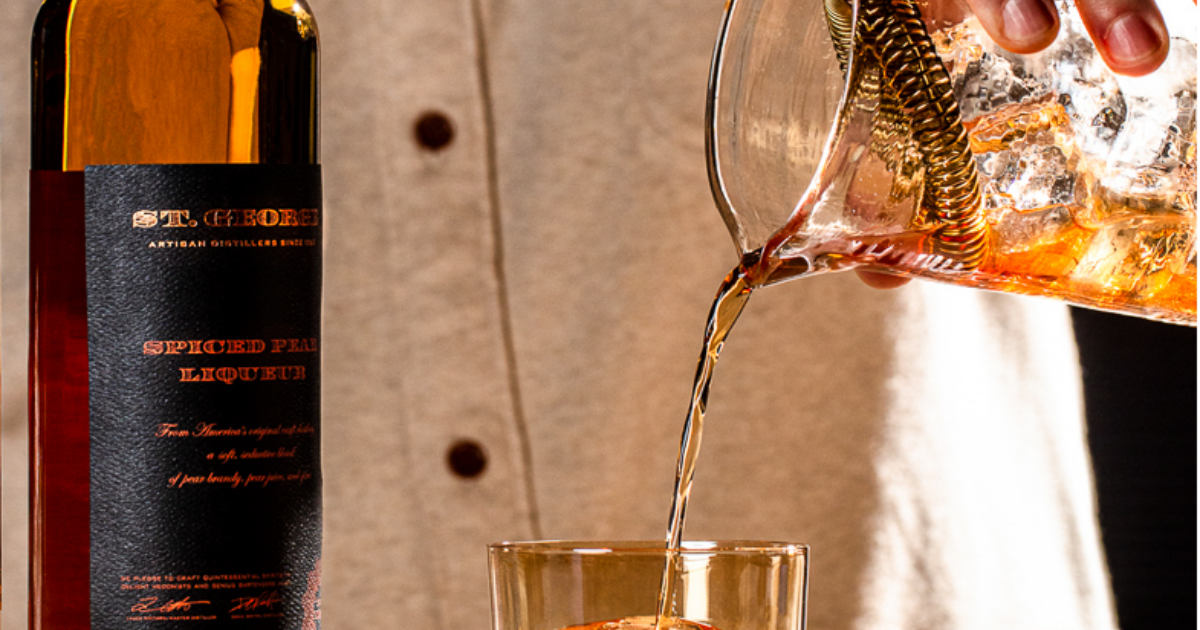 🚧 Spiced Pear Old Fashioned | St. George Spirits